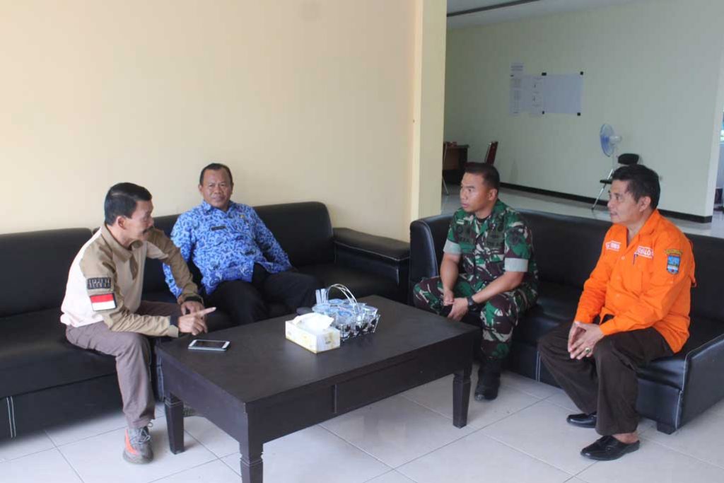 Darlog BNPB, Kepala Dinas Sosial OMD Kab. Pangandaran, Dandim 0613, Kepala DPKPB Kab. Pangandaran