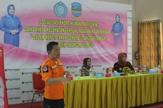 Audiensi Tentang Program Bunda Belajar Mitigasi oleh Pusdalops PB