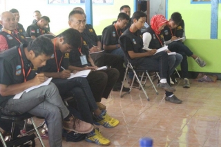 Keseriusan peserta dalam mengikuti pelatihan