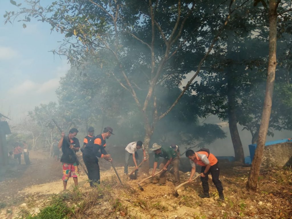 Jumat bersih TRC PB & Pusdalops PB