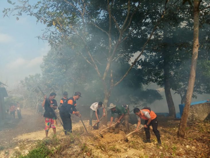 Jumat bersih TRC PB & Pusdalops PB