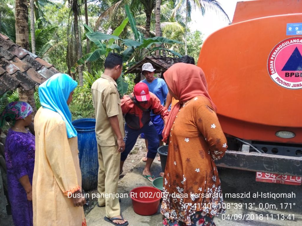 Pendistribusian Air Bersih di Kecamatan Sidamulih