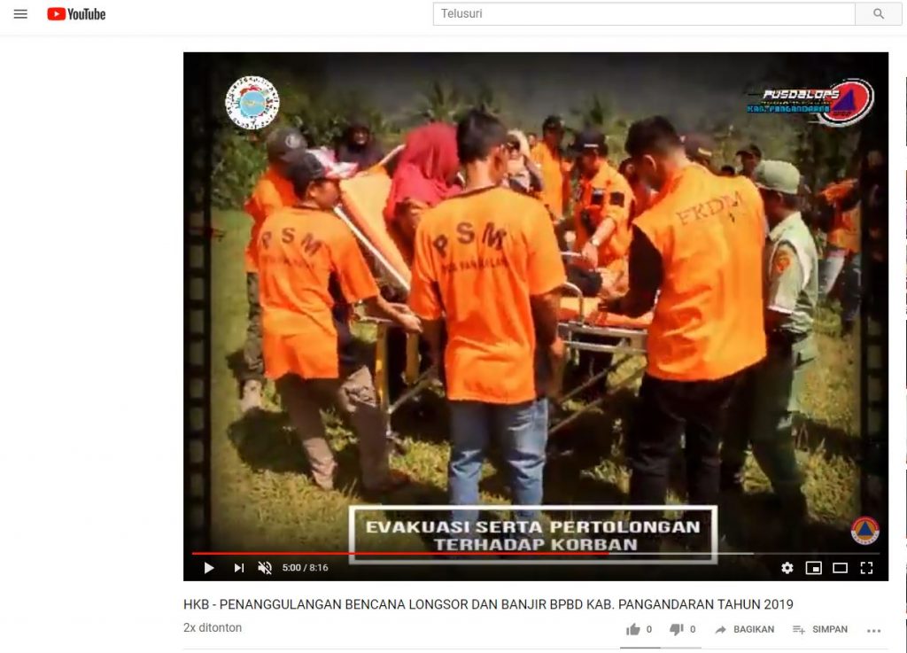 HKB 2019 Penanggulangan bencana Longsor Dan Banjir BPBD Kab. Pangandaran